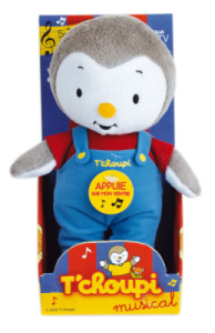 Peluche Musicale Tchoupi - 20 cm